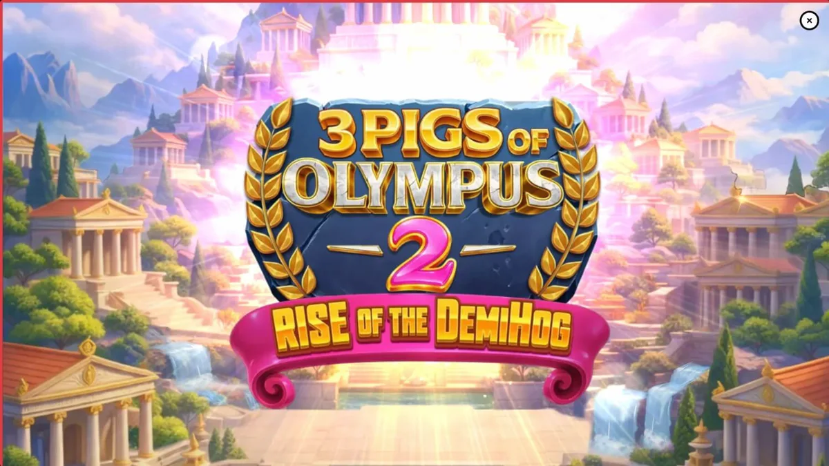 3 Pigs of Olympus 2 Rise of the DemiHog slot machine interface